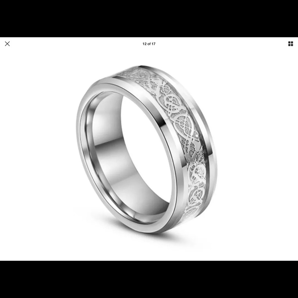 New stainless steel wedding band